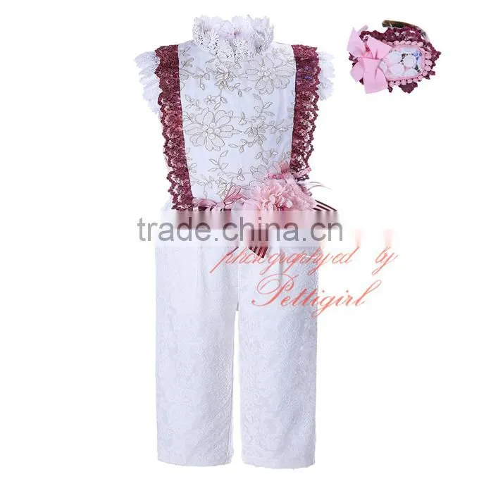 spanish baby wear girl clothes set