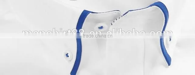 Wholesale 100% cotton white shirts for men slim fit men shirt