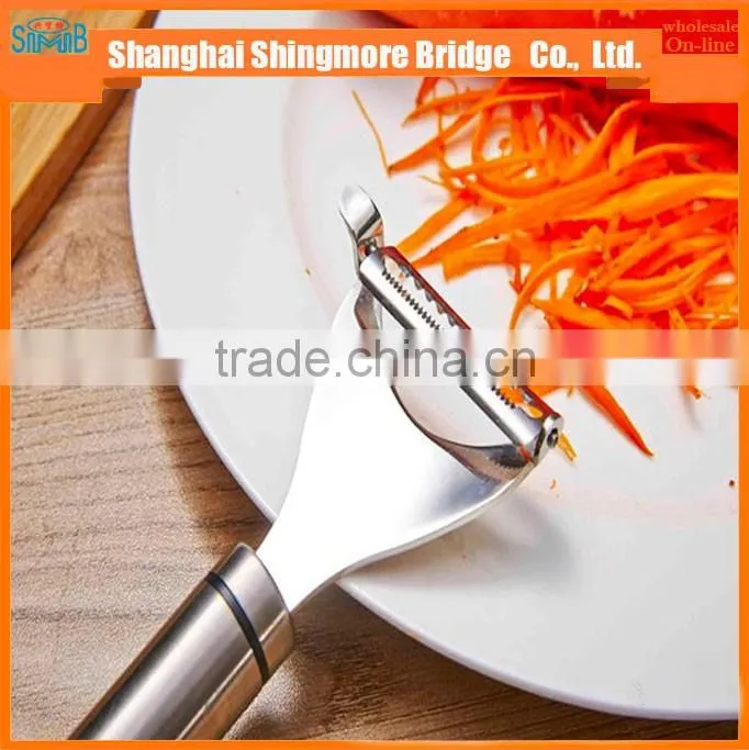 custom handy stainless steel fruits and vegetable peeler