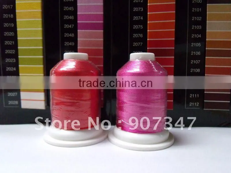 trilobal polyester thread, thread, embroidery thread