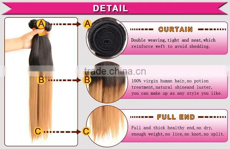 Hot Selling 1B 27 Ombre Color Hair,Darling Hair Weaving,Cheap Peruvian Hair Bundles