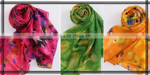 New Digital Printed Silk Georgette Scarf