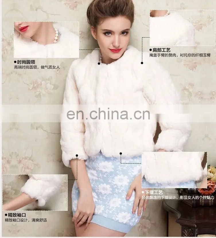 2015 women winter jacket womens fur coats faux fur coat