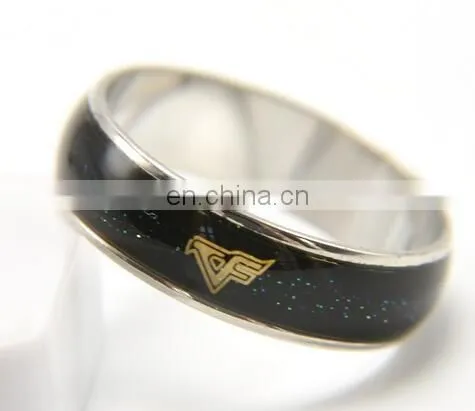 Copper Mood Ring Changing Colors by Emotional Feeling Band