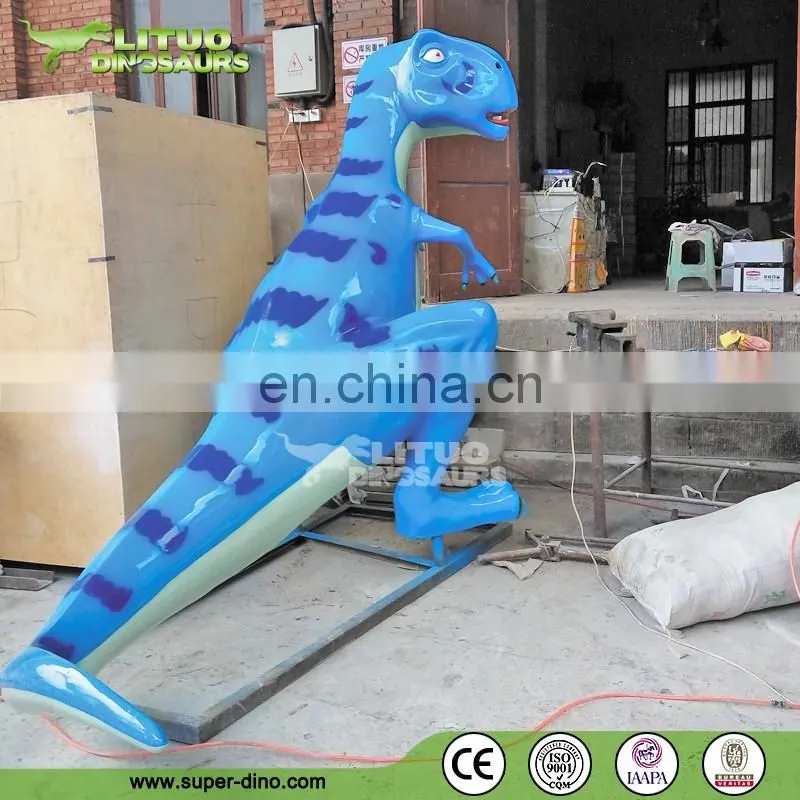 New Cartoon Fiberglass Dinosaur Model for Park