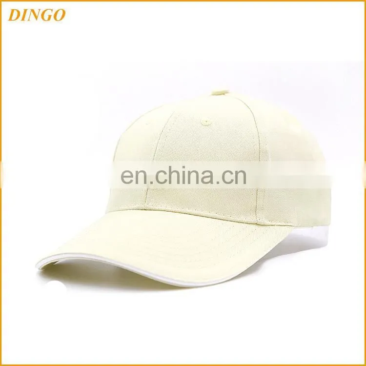 Custom embroidery plaid blank fitted nylon baseball cap