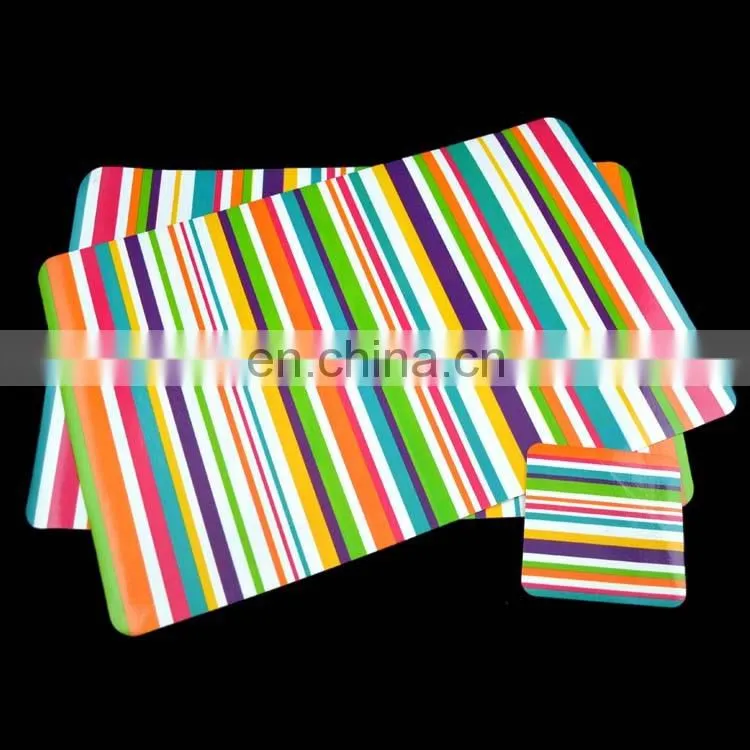 good quality printed pp placemat for kids
