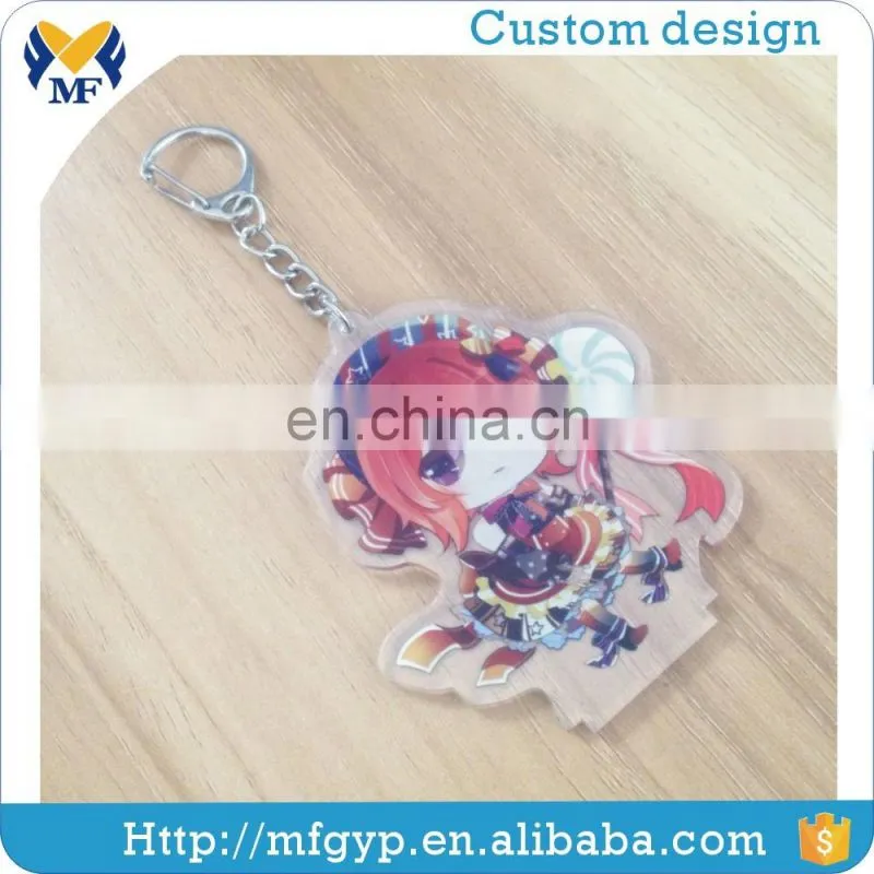 Made in China promotional metal square keyring