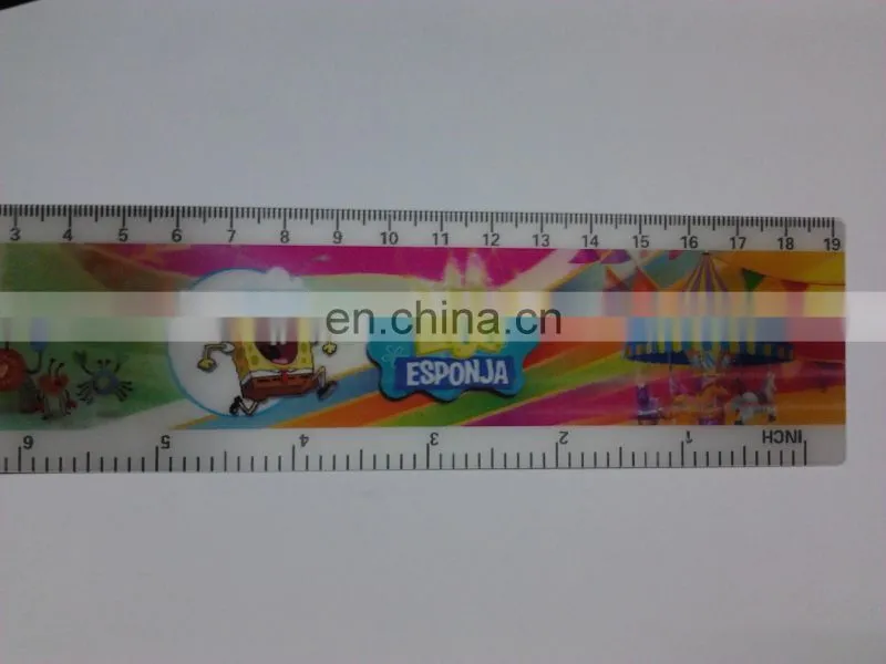 high quality lenticular effect UV printed industrial ruler