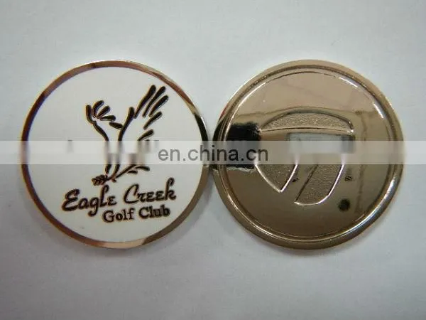 eagle enamel golf ball marker magnetic hat clip