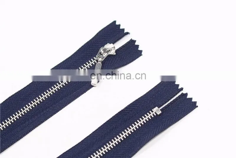 5# gun teeth open end Heavy Duty Separating metal zipper