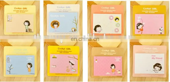 Kawaii Cute Cartoon Sticky Note for Kids