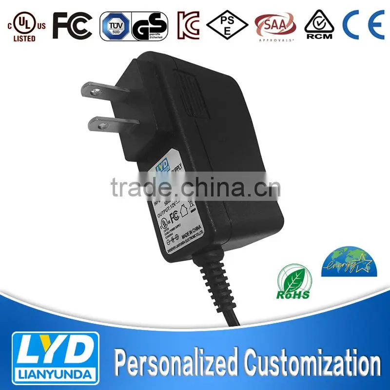 Morden and adjustable high power led strip light power supply IP20 1A 12v led adapter