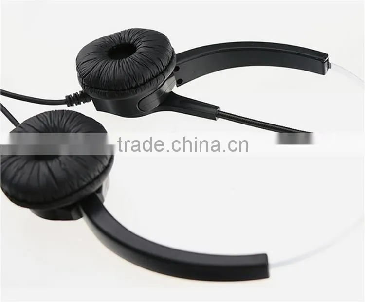 rj9 plug call center and noise cancelling service center headset