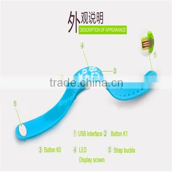 Fashion style pedometer smart watch