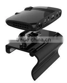 2013 New hot selling with camera (5.0 MP) android 4.0 tv box portable Android Mini PC HD2 Dual Mic AV WiFi RJ45 tv box for skype