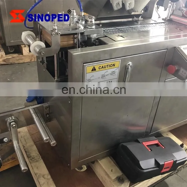 Automatic Capsule Tablet Jam Honey And Chocolate Blister Packing Machine Dpp80 For Medicine Food