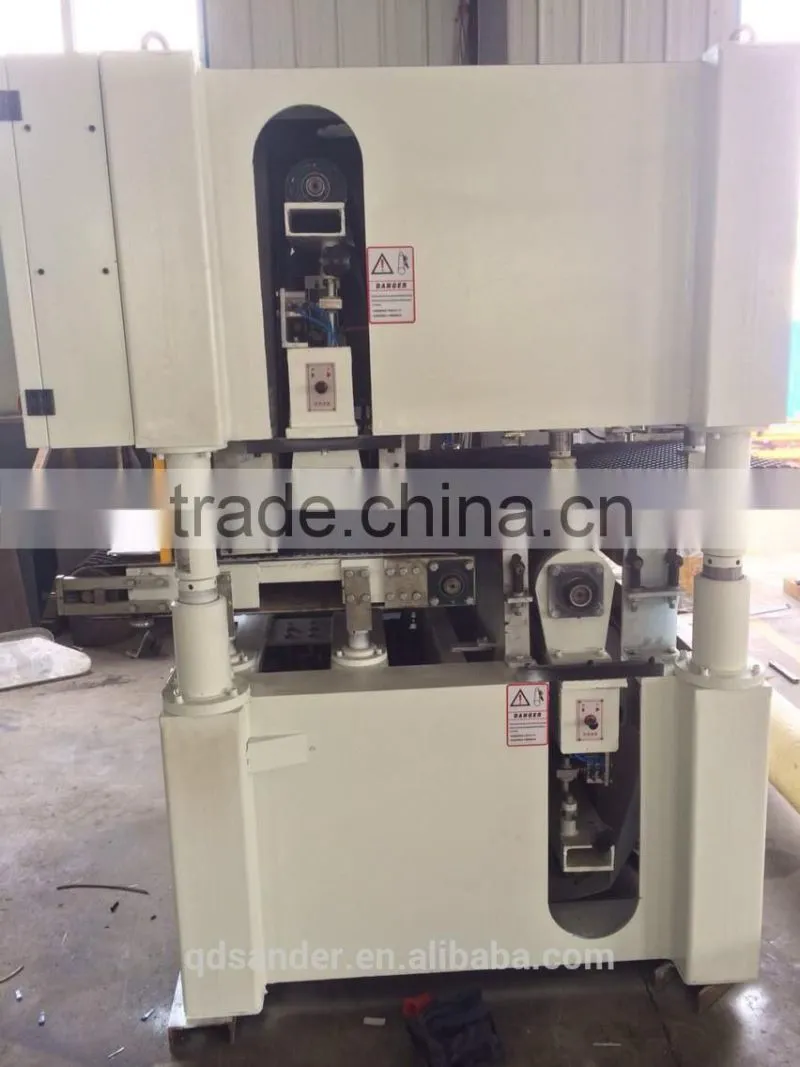 Two head calibrating machine sander