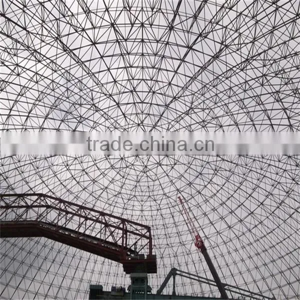 Prefabricated long span steel structure coal storage