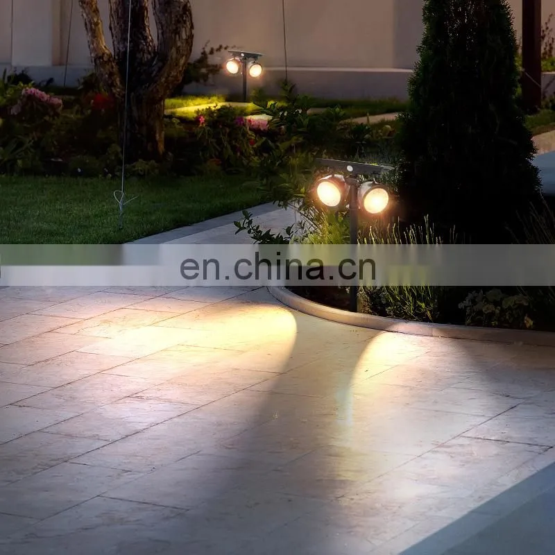 SOLAR LIGHT Solar Spotlights, 2-in-1 LED Landscape Solar Lights, 180 degree Adjustable Waterproof Outdoor Security