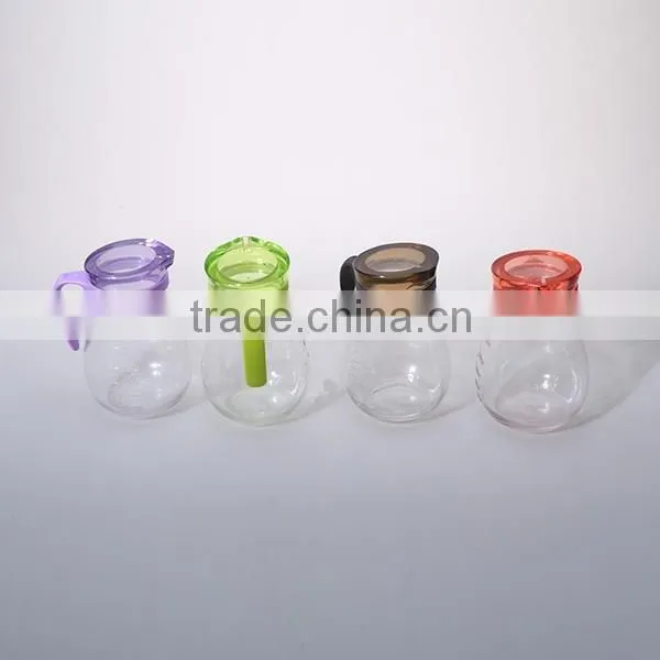 650ml glass measuring oil bottle with handle