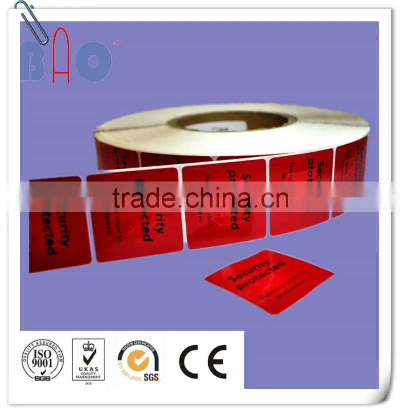 EAS Red RF Frozen Label