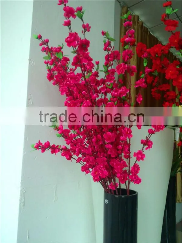 artificial peach blossom flower branch