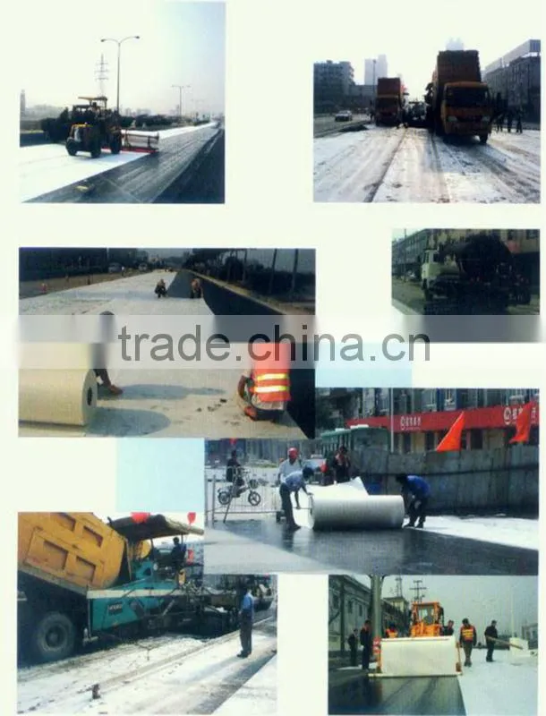 Fiberglass mat polyester non woven geotextile fabric