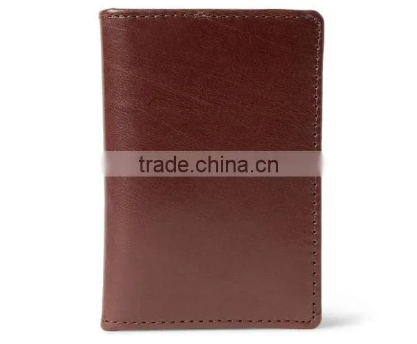 Wholesale Italian leather RFID card holder wallet for men