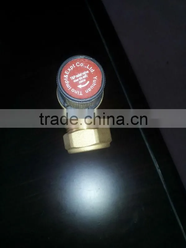 European model Safety relief tp Valve 3/4''x22mm