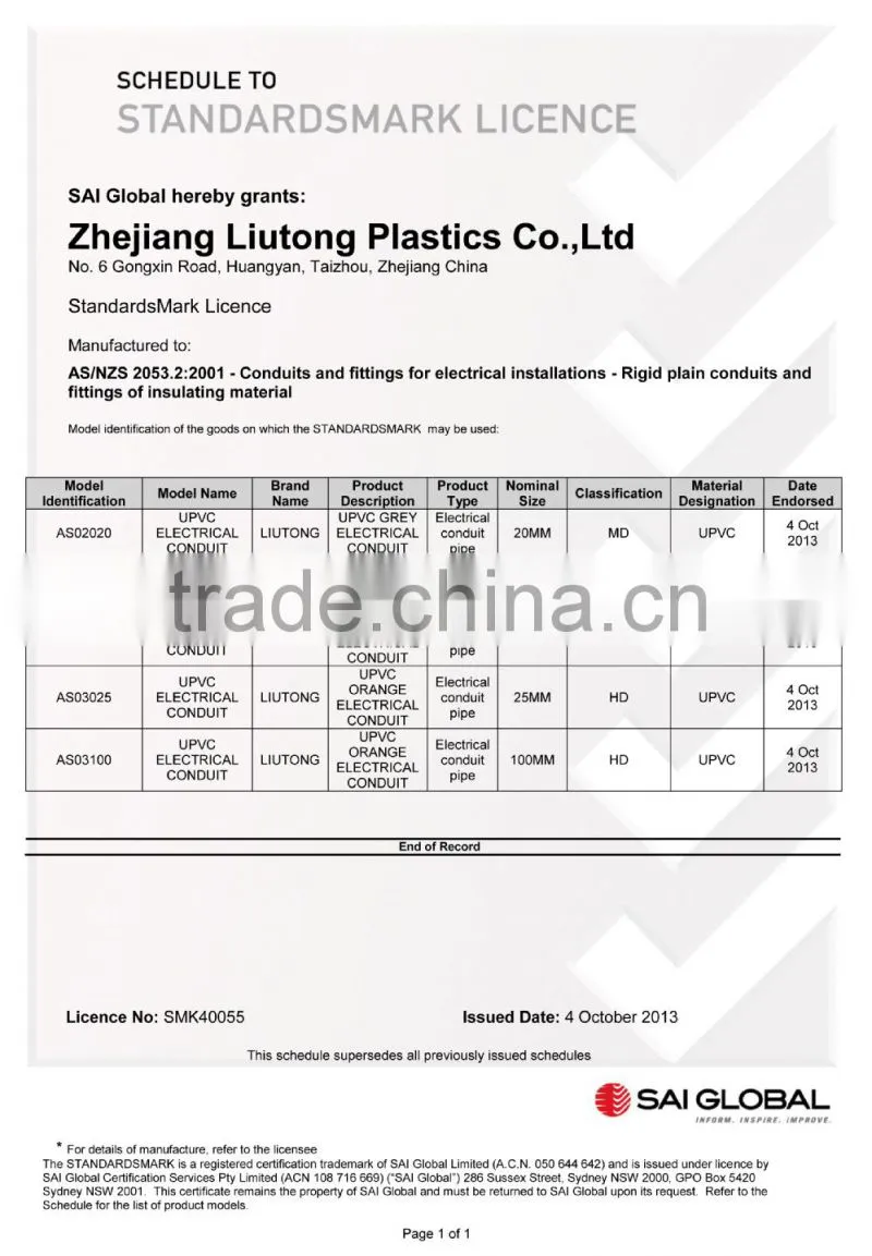 PVC Corrugated Conduit HD(GREY)&MD(ORANGE)