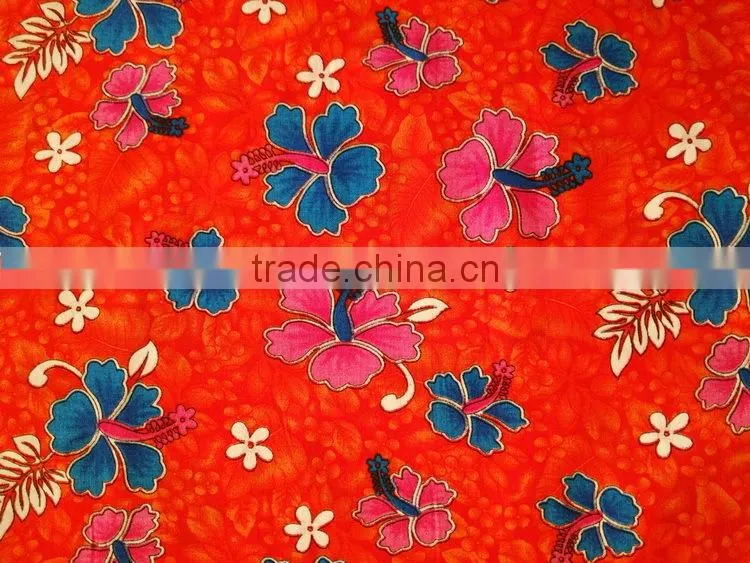 100 viscose rayon fabric in china fashion flower style