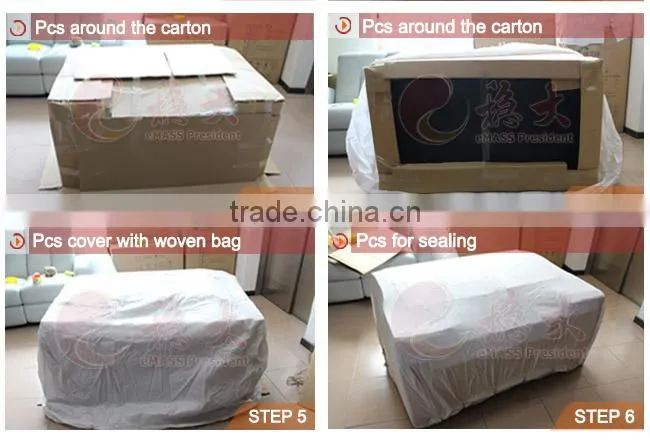Made in China moder design living room corner fabric sofa