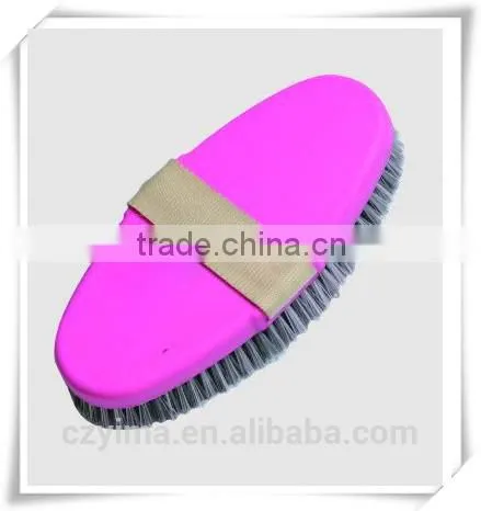 Hot! bling horse dandy brush/purple gradient pattern/rhinestone