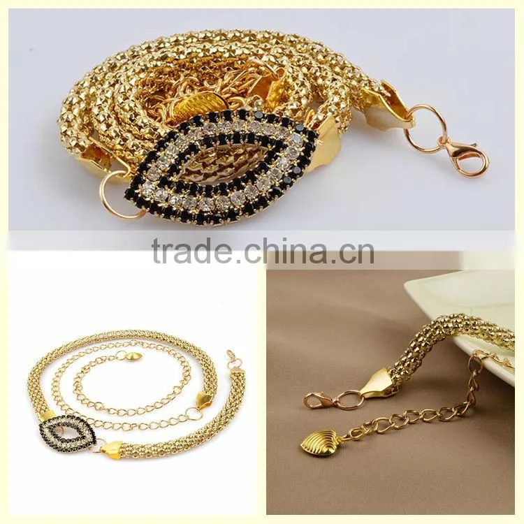 China guangzhou fashion design waist chains dubai gold belly chain