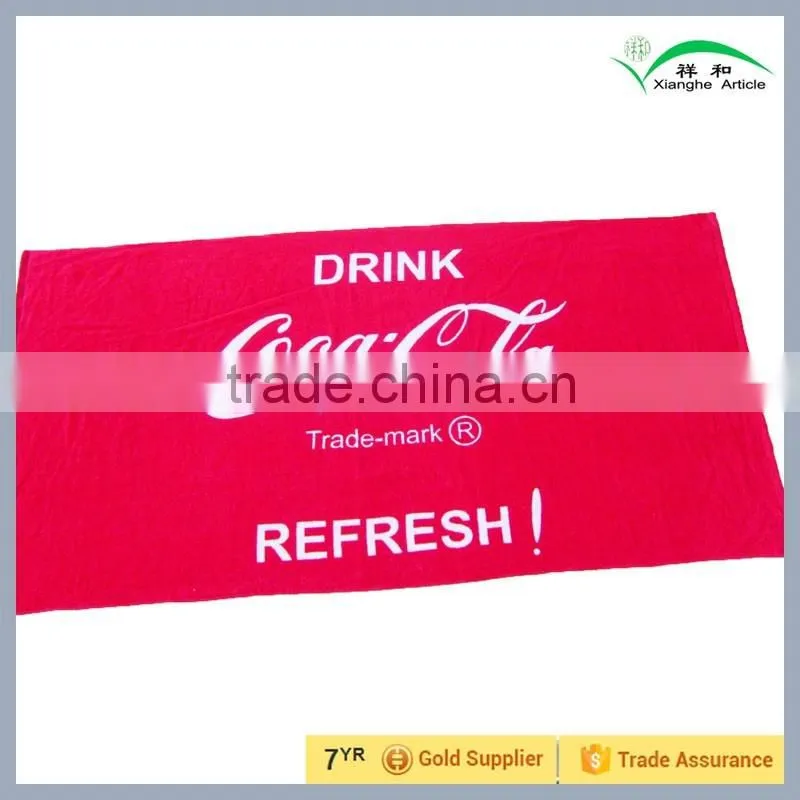 Promotion Beach Towel High Quality Velour Reactive Printed