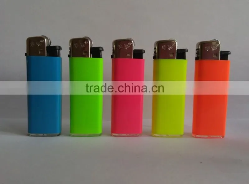 Plastic mini BIC CRICKET flint lighter FH-203 with butane gas neon color