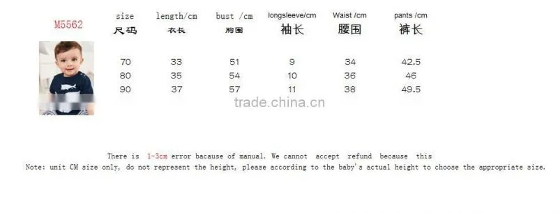Hot Sale Baby Boy Outfits Summer Clothing Set 100% Cotton Casual Wearing Cartoon Printed Clothes Sets