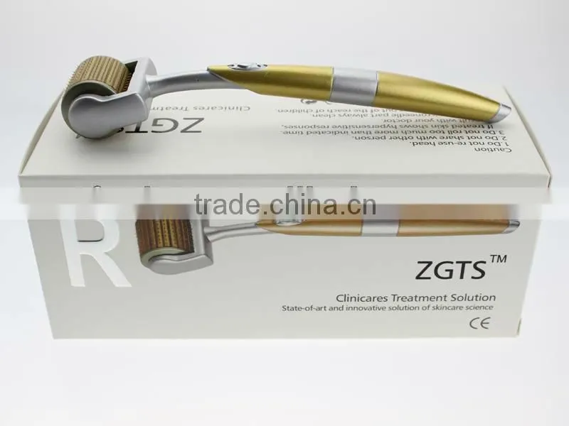 DR002 golden git derma skin roller 192 needles