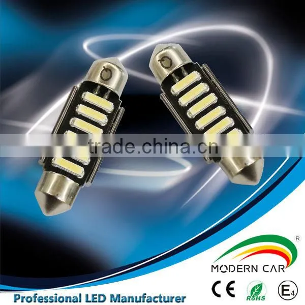 Customized products factory led 12v 36mm-6smd festoon led canbus car lamp 7020 auto led