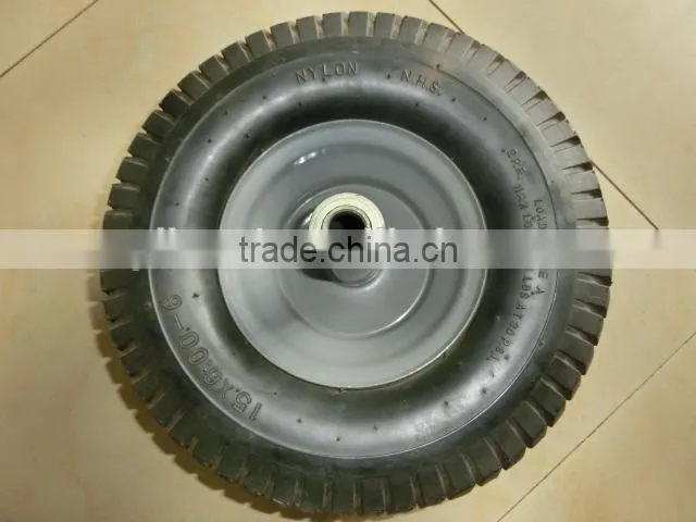 15x6.00-6 wheelbarow rubber wheel 6.00-6