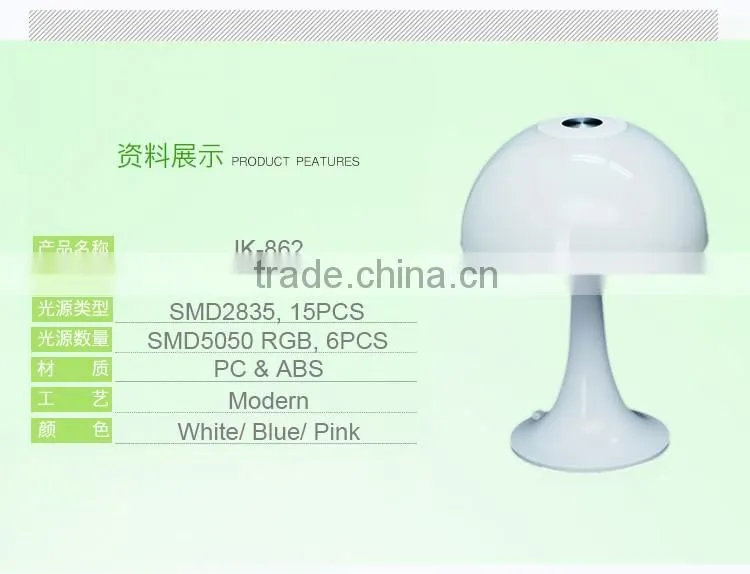 JK-862 with night light color change table lamp Touch rechargeable cordless reading lamp LED table Gift lamp
