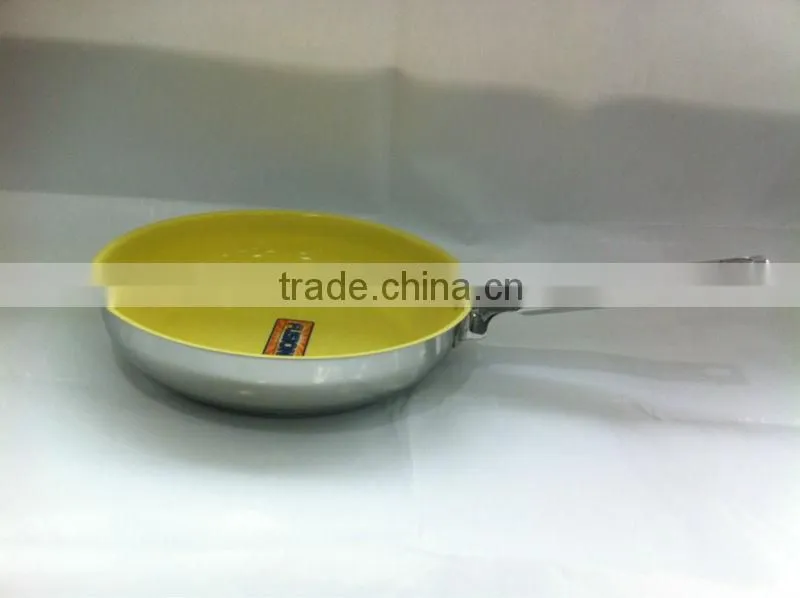Colorful 304 stainless steel frying pan
