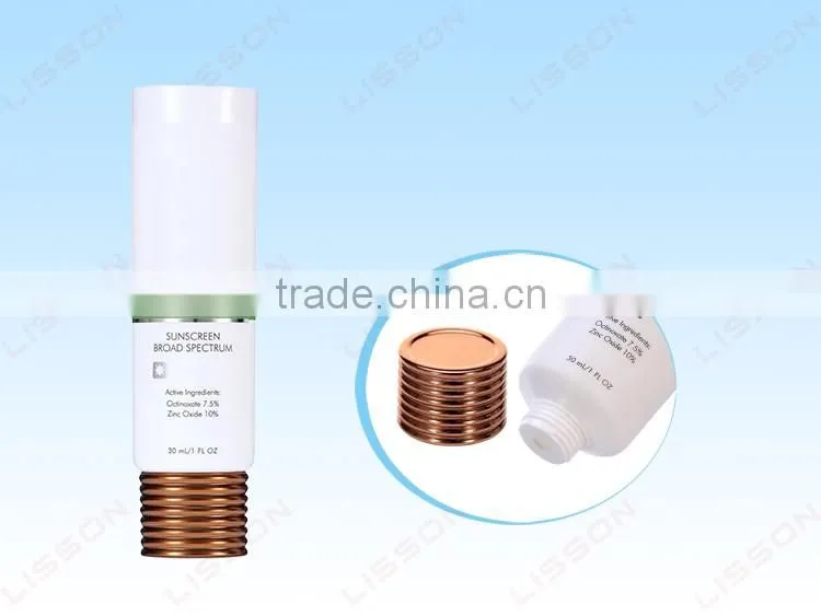 D30mm Anti-wrinkle Product PE Tube with Eletrified Aluminum Cap