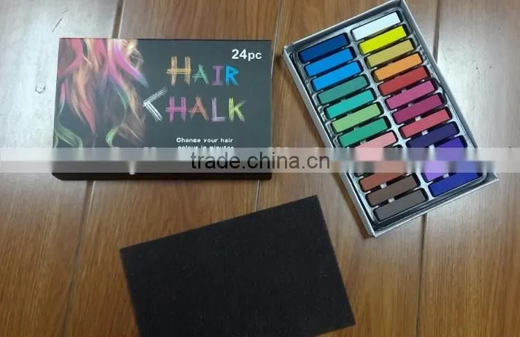 New Fashion 24 Colors Dye Pastels Temporary Hair Crayons Hair
