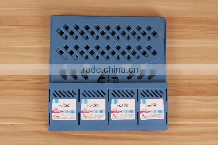 Plastic showroom library magazine display rack for southeast asia market