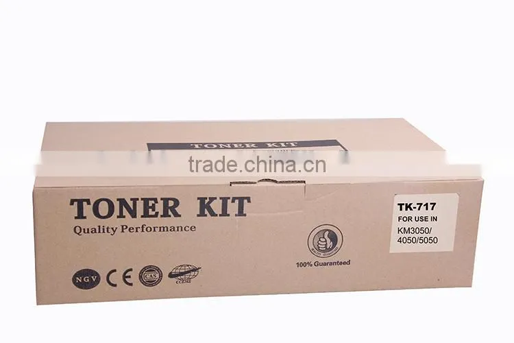 Black toner cartridge compatible with Mita TK-717