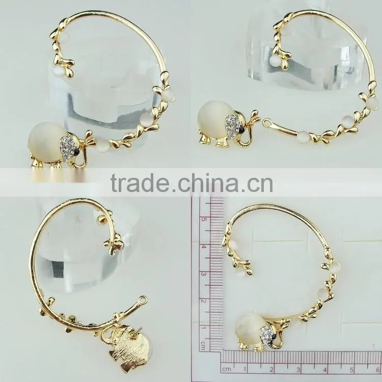 hot selling high quality five workmanship popular cheap opals alloy ear cuff
