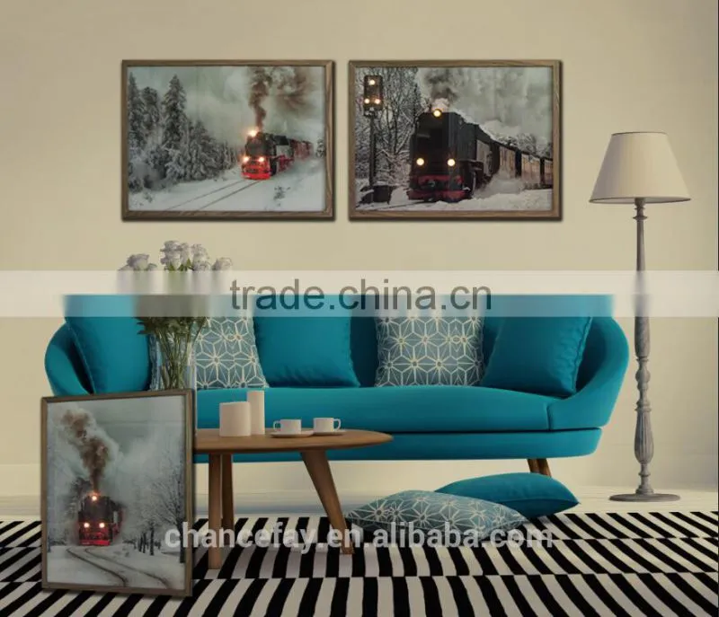 LED wall decor Modern Wall Art living room decoration LED family design