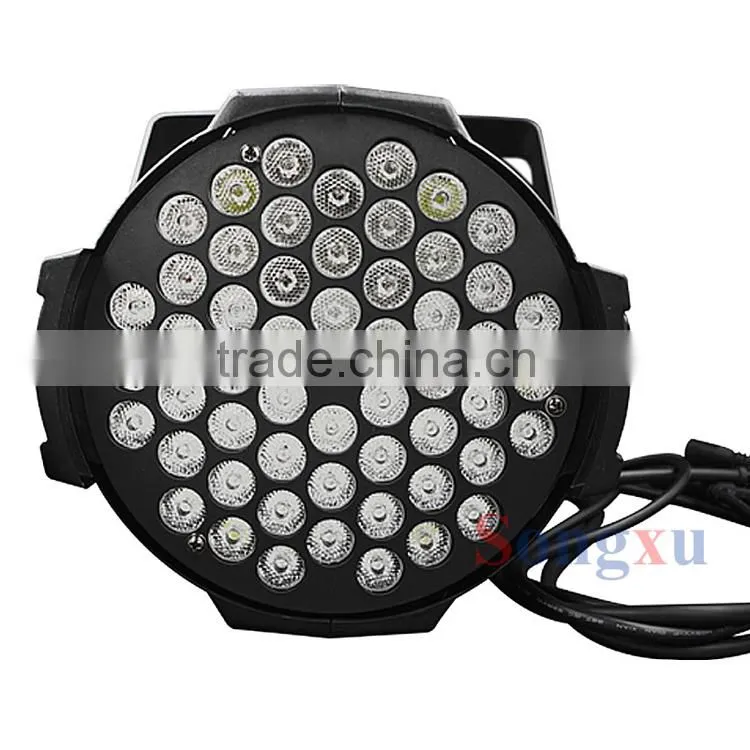 54x3w dmx rgbw 4in1 led par 64 club lighting for sale